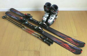 ## free shipping # prompt decision #Hart+NORDICA# carving skis 4 point set # board 152/ shoes 25.5#WAX settled ##