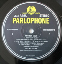 78/★中古★輸入盤LPレコード★ビートルズTHE BEATLES　 ラバー・ソウルRUBBER SOUL 2009年リマスター 180グラム重量盤レコード　※美盤_画像4