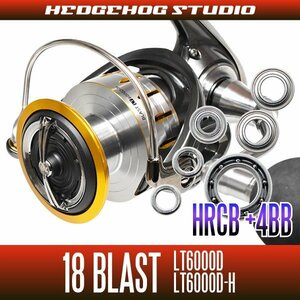 【ダイワ】18ブラスト LT6000D, LT6000D-H用 MAX10BB フルベアリングチューニングキット【HRCB防錆ベアリング】/.