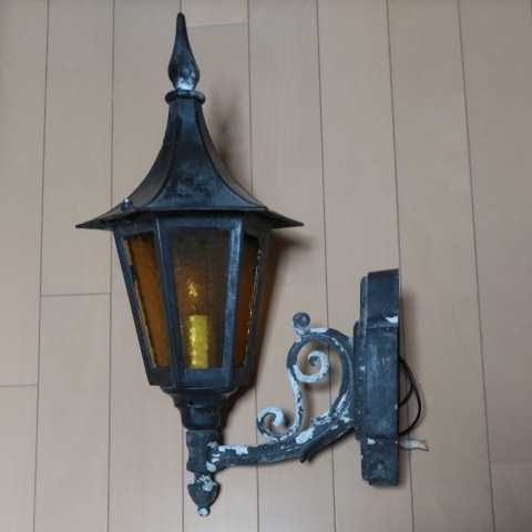 15650円 【売れ筋】 アンティーク 門燈 ランプ 蚤の市 ライト/照明
