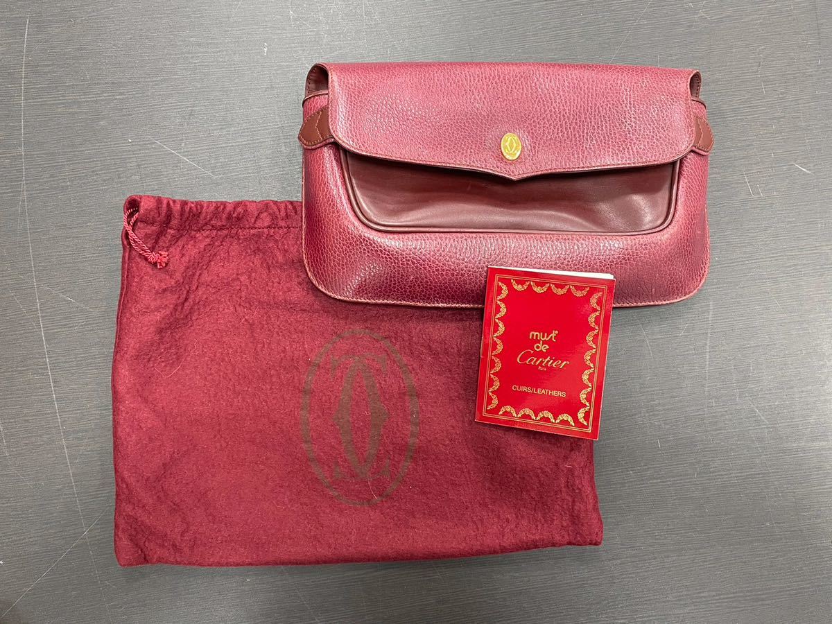 ヤフオク! -「カルティエcartierセカンドバッグ」(レディースバッグ ...