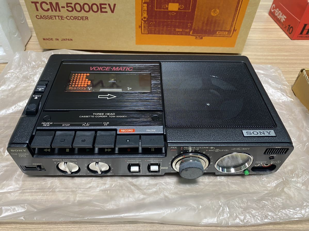 SONY モノラルカセットレコーダー TCM-5000EV labtronx.com