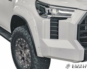 【M's】TOYOTA 125ハイラックス (全グレード) DOUBLE EIGHT オーバーフェンダー 1台分 6P FRP ダブルエイト TUNDRA FACE エアロ パーツ