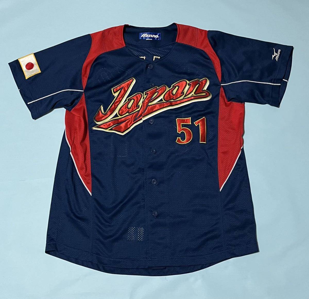2009 WBC 日本代表 ユニフォーム〈L〉 イチロー ミズノプロコレクション-