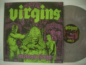 ■ LP 　VIRGINS ヴァージンズ / MISCARRIAGE ミスキャリッジ US盤 マーブルディスク KISS OF DEATH RECORDS KOD027 ◇r50103