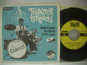 ■ シングル EP 　JACKIE AND THE CEDRICS / THUNDER STRUCK! MADE IN JAPAN RED BARON LITTLE COUPE ジャッキー&セドリックス ◇r50126