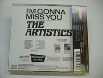 [帯付CD] THE ARTISTICS アーティスティクス / I'M GONNA MISS YOU アイム・ゴナ・ミス・ユー 国内盤 ビクター VICP-62005 ◇r50109_画像2