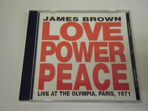 ▲CD JAMES BROWN ジェームス・ブラウン / LOVE POWER PEACE LIVE OLYMPIA PARIS 1971 輸入盤 POLYDOR 73145133892◇r50121