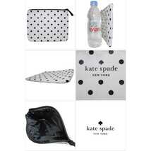 ケイトスペード ポーチ kate spade ドット 水玉柄 フラットポーチ ホワイト系×ブラック レディース _画像2