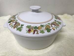 ノリタケ Noritake PROGRESSION 両手鍋　キッチン用品　約21cm　フルーツ柄