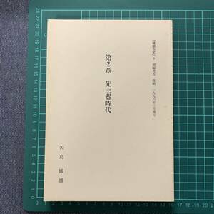 『綾瀬市史』9　別編考古　第2章 先土器時代　抜刷　1996年3月発行　矢島國雄