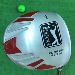 hd331 PGA TOUR ピージーエー FORGED 460cc ドライバー カーボンシャフト 記載無し フレックスS相当 全国送料無料