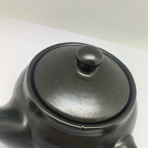 陶器製 急須 黒 容量330ml 和食器の画像3