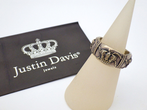 JUSTIN DAVIS ジャスティン デイビス SRJ254 CHAIN VICTORY RING チェーン ビクトリー リング SV925 シルバー #21 ジュエリー 指輪