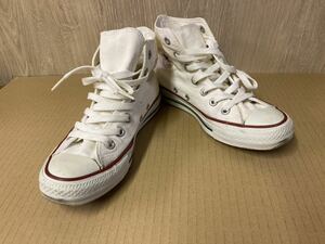 CONVERSE コンバース オールスター　ハイカットスニーカー　白　ホワイト　サイズ　22.5 used