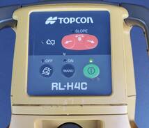 トプコン レーザーレベル RL-H4C 通電確認済　ジャンク品　TOPCON 回転レーザーレベル 　自動整準レベル　 レーザー墨出　測量機_画像3