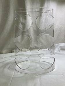 *umbra wine rack acrylic fiber clear 