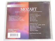 CD / MASTERPIECE MOZART / Jupiter Symphony / 『M14』 / 中古_画像2