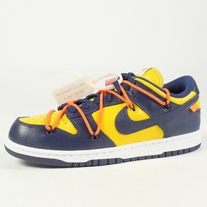 OFF WHITE オフホワイト ×NIKE ナイキ DUNK LOW LTHR / OW CT0856-700 スニーカー 黄 Size 【28.0cm】 【新古品・未使用品】 20747222