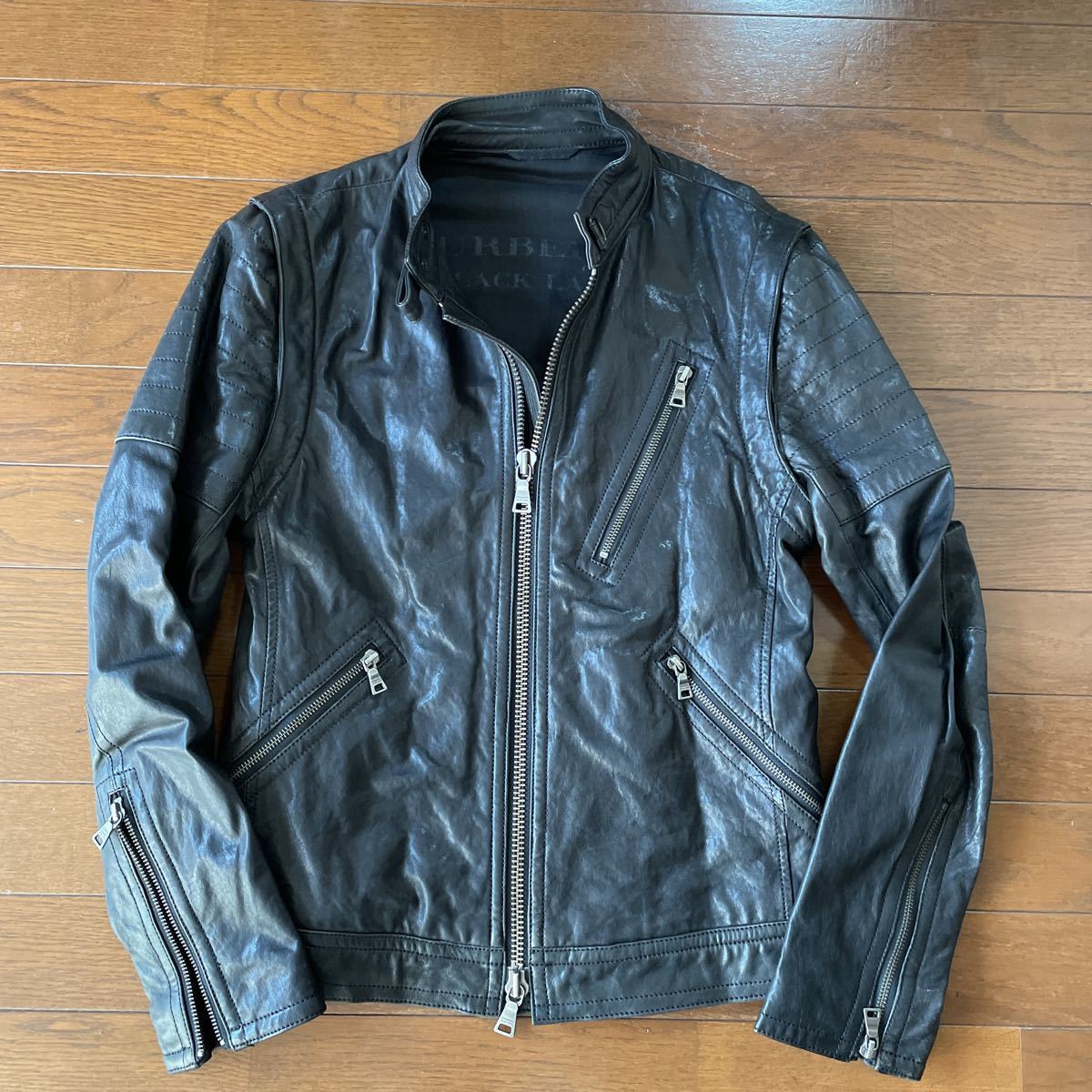 2023年最新】Yahoo!オークション -バーバリー レザーライダースの中古