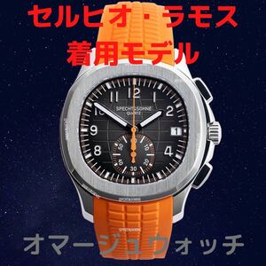 【日本未発売 アメリカ価格30,000円】SPECHT&SOHNE アクアノートオマージュ クロノグラフ セルヒオラモス着用モデルオマージュ