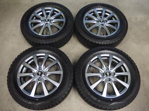 DUNLOP WINTERMAXX WM02 185/65R15 + MANARAY SPORT スポークホイール 4本セット