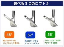 ☆送料無料 48激スピン♪ブルーティーゴルフ 【スチールシャフト：48度】激スピンウェッジ 幅広・激深・鋭角溝 BLUE TEE GOLF California_画像9