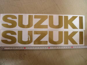  Suzuki SUZUKI tanker cowl sticker 35. gold 2 sheets 