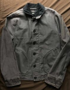 【傑作】極美品 RRL DECK JACKET ダブルアールエル デッキジャケット ジャケット ヴィンテージ アンティーク2012年製 L