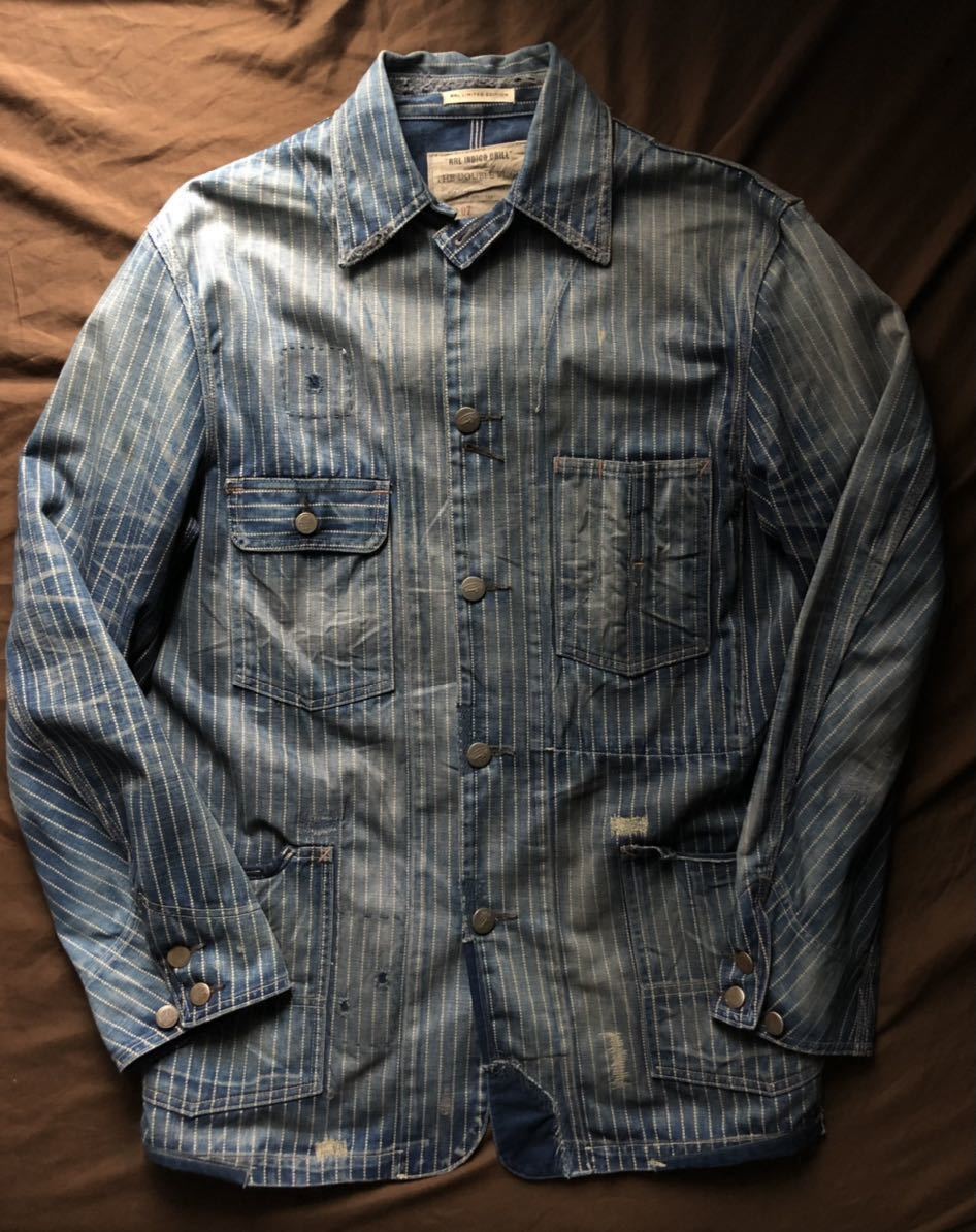 希少】極美品 世界104着限定 RRL LIMITED EDITION RIGID DENIM COAT