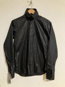 * unused Dior HOMME Dior Homme long sleeve shirt 37 Italy made black dress Christian Dior 