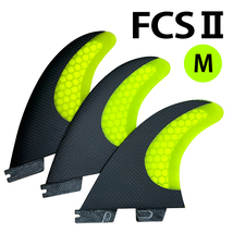 サーフィンショートボード用★FCS2カーボンファイバーグラスフィン ハニカムコアトライフィンMサイズ M5/G5/PC5/AM2 PERFORMERパフォーマー_画像1