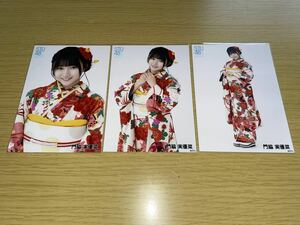 STU48選抜メンバーコンサート～東京には染まらないで帰ります。～ 1/18 TDC会場限定ランダム生写真 門脇実優菜 3種コンプ