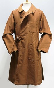 Le Sans Pareil (ルサンパレイユ) Cotton Moleskin Traditional Tielocken Coat / モールスキン タイロッケンコート 未使用品 ブラウン 40