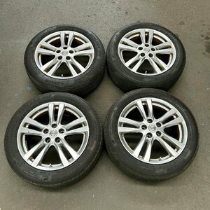 タイヤ付き純正ホイール4本セット　エルグランド　E52　ハイウェイスター　18×7 1/2J　+55　114.3　5穴　225/55R18