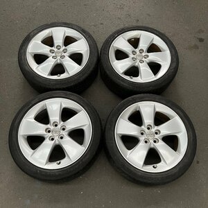 タイヤ付き純正ホイール4本セット　プリウス　ZVW30　17×7J　+50　100　5穴　215/45R17