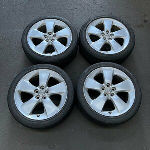 タイヤ付き純正ホイール4本セット　プリウス　ZVW30　17×7J　+50　100　5穴　215/45R17