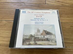 13 CD The 18 Century Symphony Johann Christian BACH Sinfonias Vol. 4 Sinfonias, Op. 18, Nos. 1-6 Failoni Orchestra Hanspeter Gmr