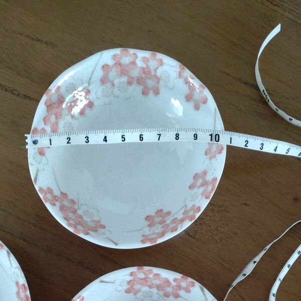 桜模様の小皿　5枚セット