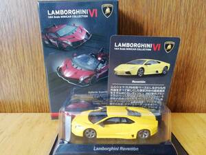 京商　1/64スケール ランボルギーニ ミニカーコレクション 6　LAMBORGHINI Reventon　レヴェントン　黄色　未使用　KYOSHO