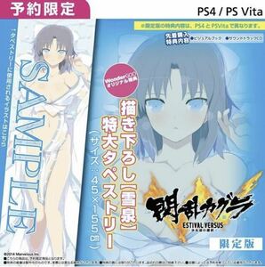 閃乱カグラ ESTIVAL VERSUS-少女達の選択- 限定版」 WonderGOO購入特典 雪泉 八重樫南描き下ろし特大タペストリー