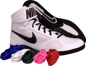  free shipping * America domestic sale model *USA NIKE boxing wrestling shoes exclusive use shoe lace * all 5 color * new goods 