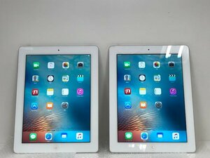 221212SK010381 【ジャンク品】Apple iPad 第３世代 Wi-Fi 2台セット 64GB A1416 MD330J/A シルバー 液晶割れあり