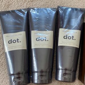 新品　dot 除毛クリーム 3本　　