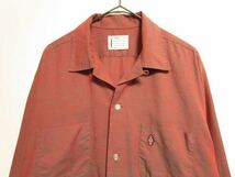 1960's〜70's SEARS vintage box silhouette open collar shirt オープンカラーシャツ 長袖シャツ ビンテージシャツ_画像2