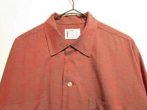 1960's〜70's SEARS vintage box silhouette open collar shirt オープンカラーシャツ 長袖シャツ ビンテージシャツ_画像8