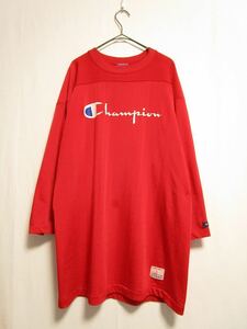 1980's Champion football long sleeve T-shirt USA製 フットボールシャツ Champion ビンテージ