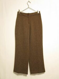 1990's Coldwater Creek Wide silhouette herringbone design pants ワイドパンツ イージーパンツ