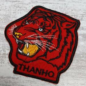 ★TI51 タイガー 虎 TIGER ワッペン 1枚 スカジャン デッキジャケットに! ベトナム 戦争 刺繍 ジャケット ベトジャン