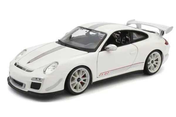 送料無料 ブラゴ Bburago 1/18 ポルシェ 911 GT3 RS4.0 ホワイト ①